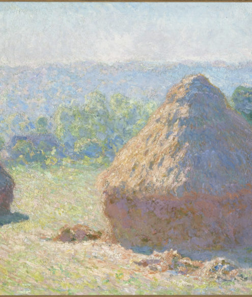 150 ans de l'Impressionnisme dans les Hauts-de-France, 2024, Claude Monet, Meules, fin de l'été, 1891, huile sur toile, H. 60,5 ; L. 100,8 cm, Musée d'Orsay, Achat sur les fonds d'une donation anonyme canadienne, 1975, (c)RMN-Grand Palais (Musée d’Orsay) / Hervé Lewandowski, N° Inventaire / N° Objet : RF 1975 3, Boombartstic Art Magazine