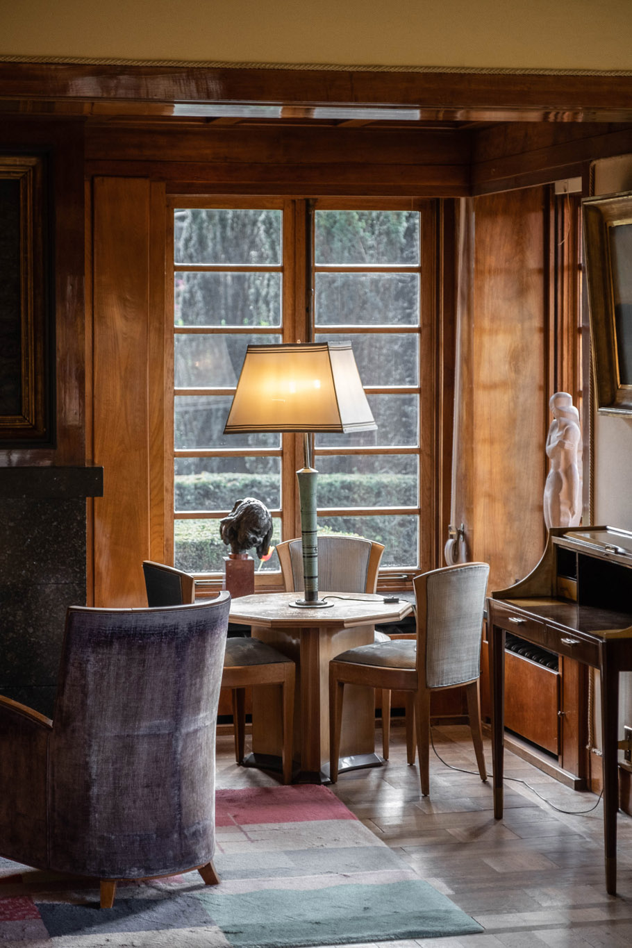 Musée Van Buuren, Bruxelles, cosy corner, vue de l'intérieur, (c) photo Thibault De Schepper, Boombartstic Art Magazine