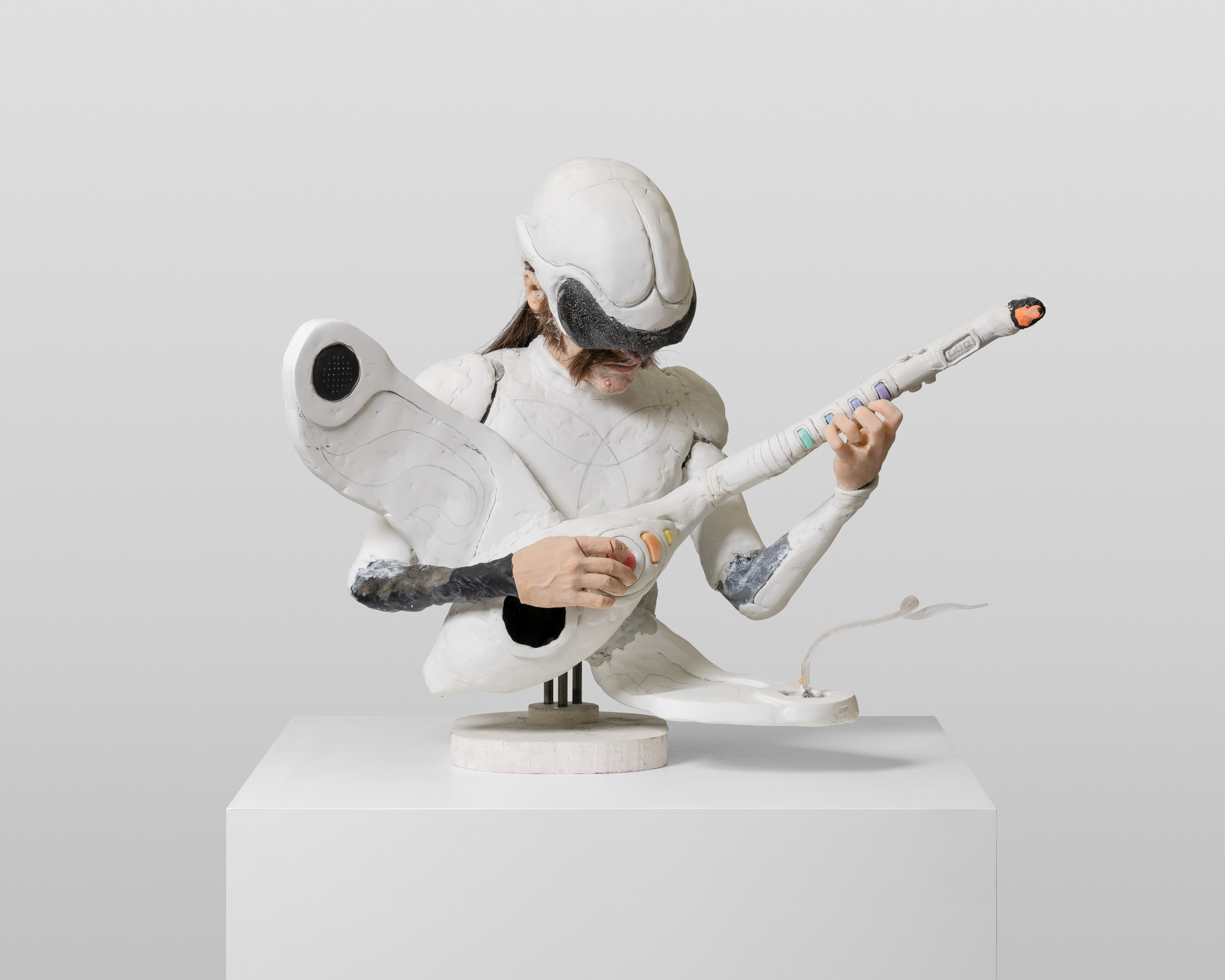 David Altmejd, L'Accord universel, 2024, exposition Prélude pour un nouvel Ordre mondial, Galerie Xavier Hufkens, Bruxelles, 2025, (c) David Altmejd, (c) photo courtesy Galerie Xavier Hufkens, Boombartstic Art Magazine