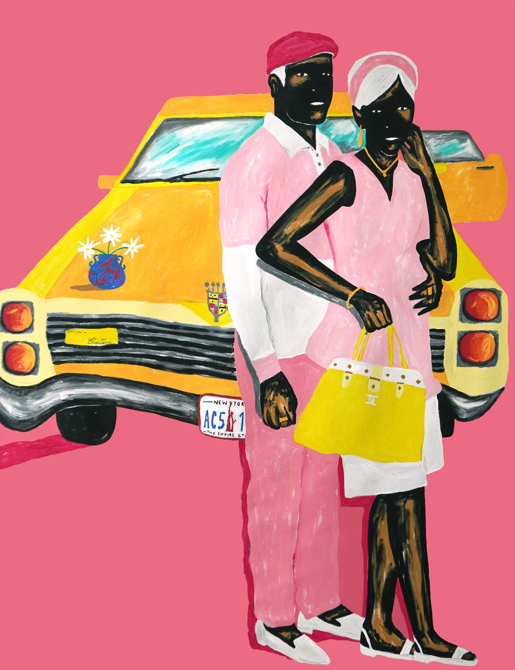 Zéh Palito (°1986, Limeira, Brésil), Que Se Chama Amor, 2022, acrylique sur toile, Courtesy the artist, Simões de Assis, (c) courtesy Zéh Palito, Boombartstic Art Magazine