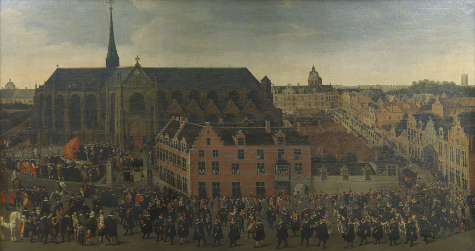 Antoon Sallaert et atelier, L'infante Isabelle abattant l'oiseau au tir de la corporation des Arbalétriers de Notre-Dame, le 15 mai 1615, au sablon, Bruxelles, Musées Royaux des Beaux-Arts de Belgique, Bruxelles, (c) Musées Royaux des Beaux-Arts de Belgique, Bruxelles, (c) photo J. Geleyns Art Photography, Boombartstic Art Magazine