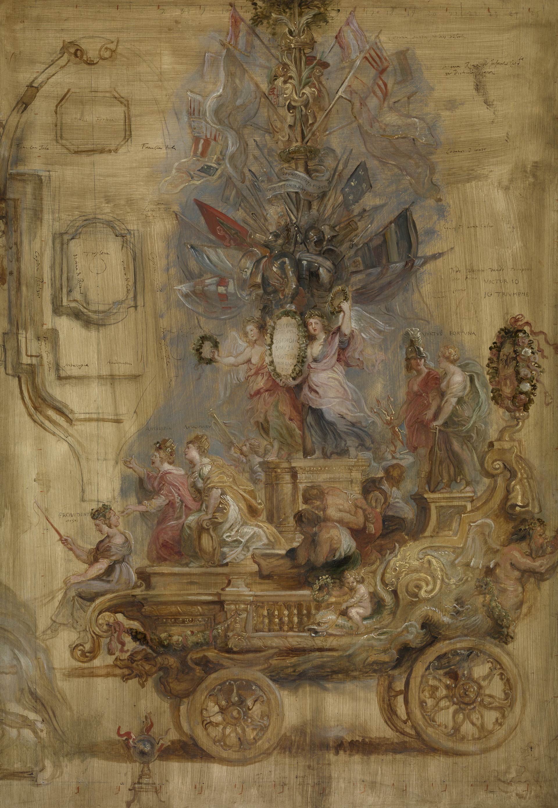 Pierre Paul Rubens, Char de triomphe de Kallo, collections Musée Royal des Beaux-Arts d’Anvers, exposition Fêtes et Célébrations flamandes, Palais des Beaux-Arts, Lille, 2025, Festival Fiesta, (c) Hugo Maertens, Musée royal des Beaux-Arts d’Anvers - Collection Communauté Flamande, Boombartstic Art Magazine