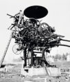 Jean Tinguely, construction d'Eureka pour l’Exposition Nationale de 1964 à Lausanne, œuvre déplacée à Zurich depuis 1967, Année Jean Tinguely 100 - Centenaire, 2025, (c) photo Monique Jacot, Boombartstic Art Magazine