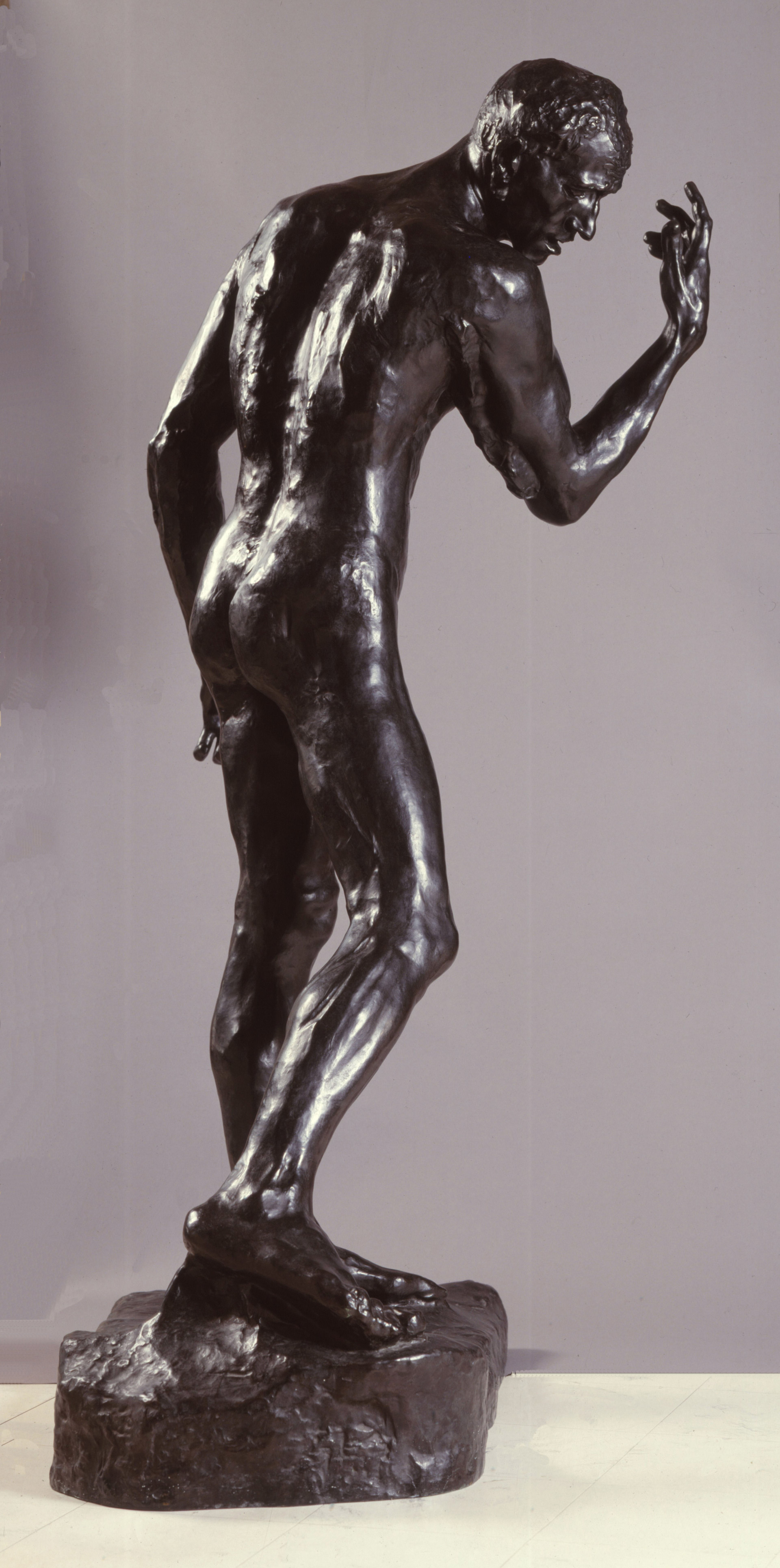 Auguste Rodin, Pierre de Wissant, étude, 1886, bronze, 1972 pour cette fonte, nouvel espace Auguste Rodin, Musée des Beaux-Arts, Calais, 2025, (c) Musée des Beaux-arts de Calais - F. Kleinefenn