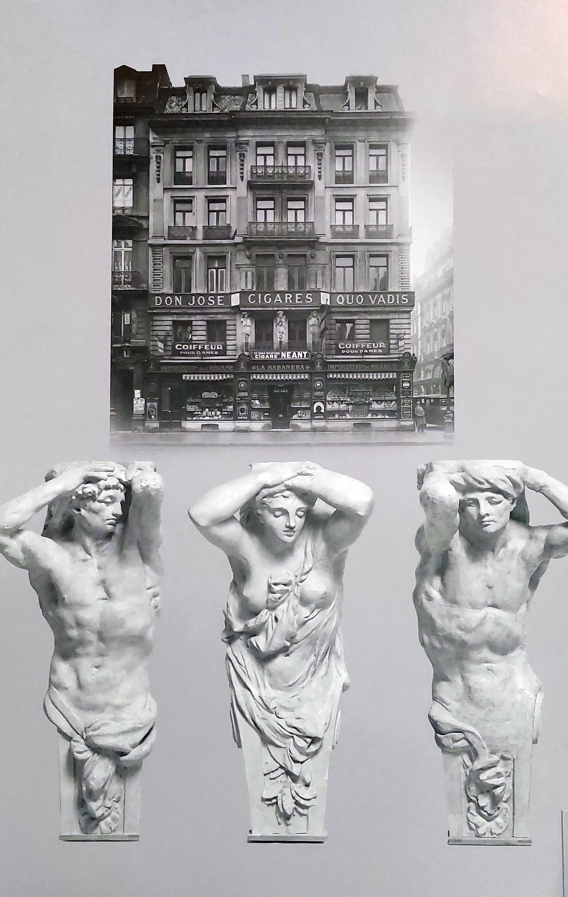 Auguste Rodin, Cariatides et Atlantes du Boulevard Anspach, Bruxelles, 1874, stuc, nouvel espace Auguste Rodin, Musée des Beaux-Arts, Calais, 2025, (c) Musée Rodin, (c) photo Hervé Lewandowski, Boombartstic Art Magazine