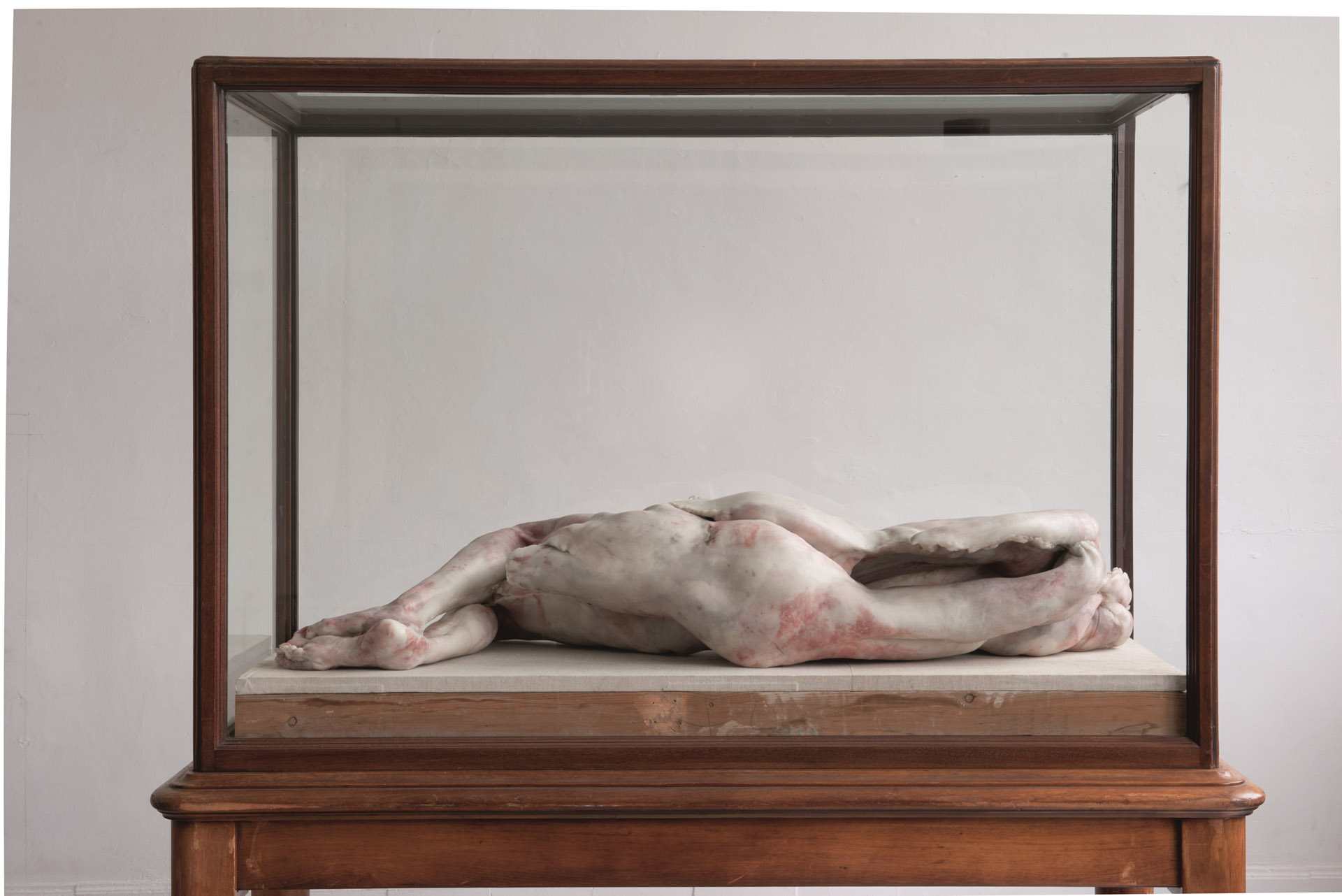 Berlinde De Bruyckere, Into One-another I to P.P.P., 2010–2011, cire, bois, verre, fer, époxy, Iself Collection, exposition Khorós, BOZAR, Bruxelles, 2025, (c) Berlinde De Bruyckere, (c) photo Mirjam Devriendt, Boombartstic Art Magazine