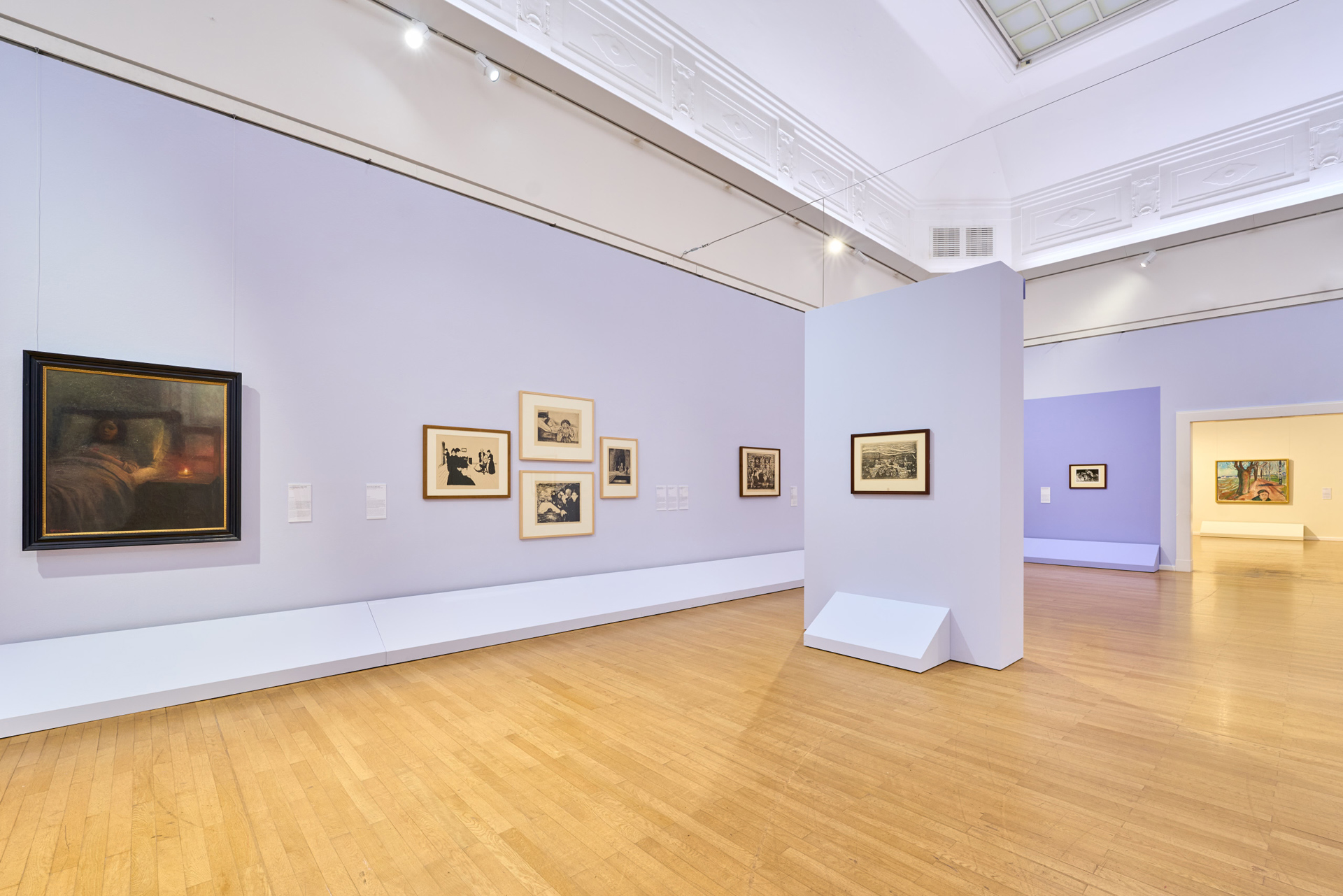 Vue de l'exposition Edvard Munch, Angst, Kunstsammlungen Chemnitz, Allemagne, Chemnitz 2025, Capitale européenne de la Culture, (c) photo courtesy Kunstsammlungen Chemnitz, Boombartstic Art Magazine