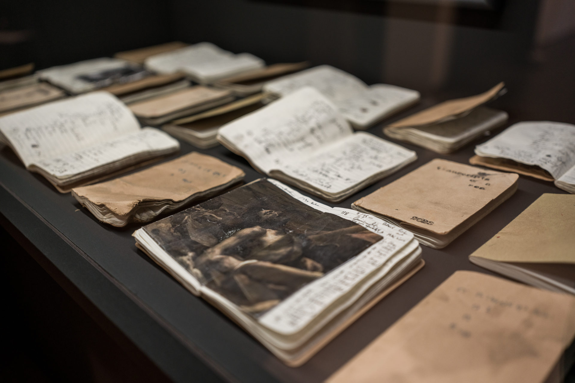 Stephan Vanfleteren, Transcripts of a Sea, carnets, MSK Gand, 2025, (c) photo Martin Corlazzoli, Boombartstic Art Magazine