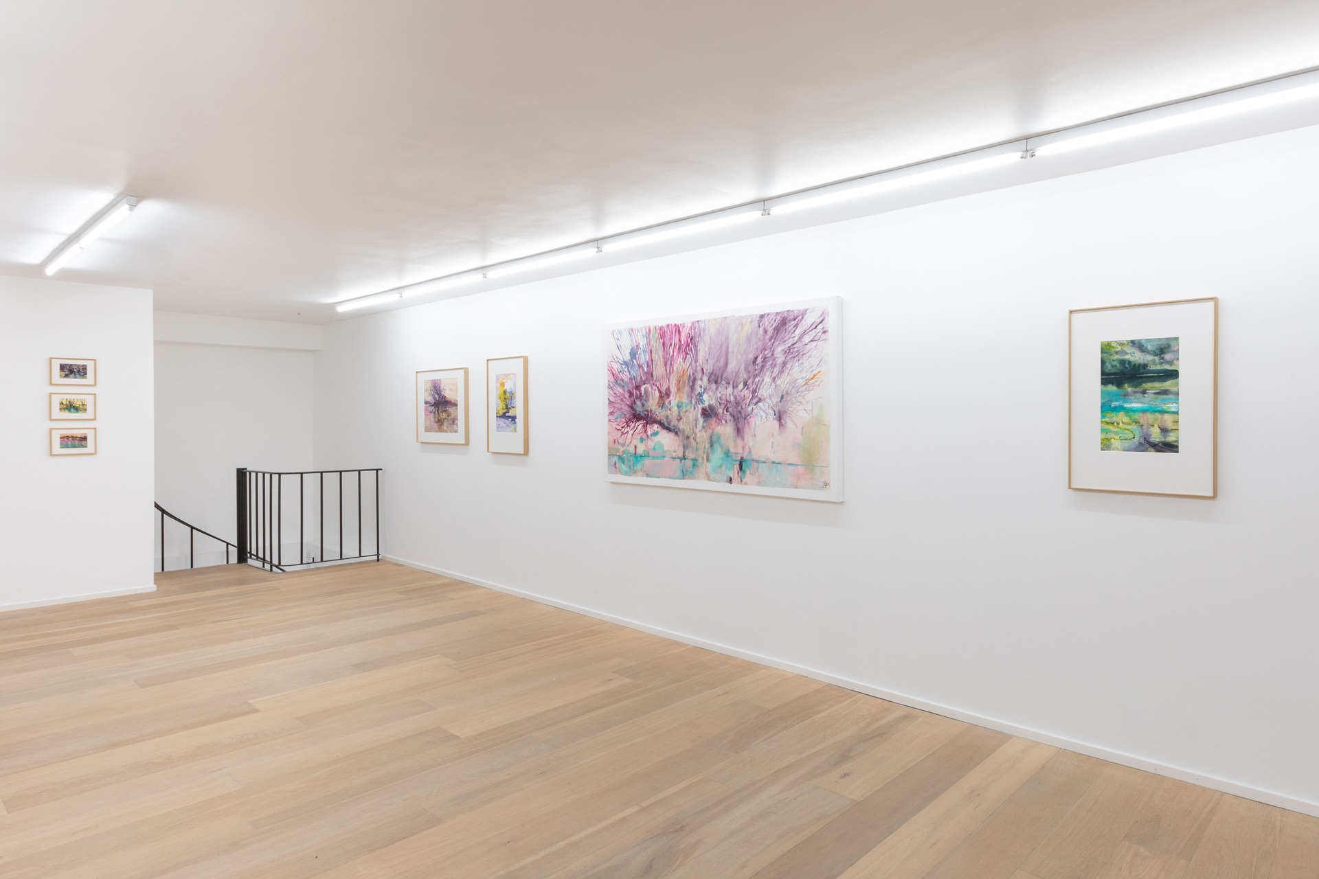 Inge H. Schmidt, vue de l'exposition Silent Landscapes of Flow and Frost, Husk Gallery, Bruxelles, 2026, (c) photo courtesy Husk Gallery, Boombartstic Art Magazine