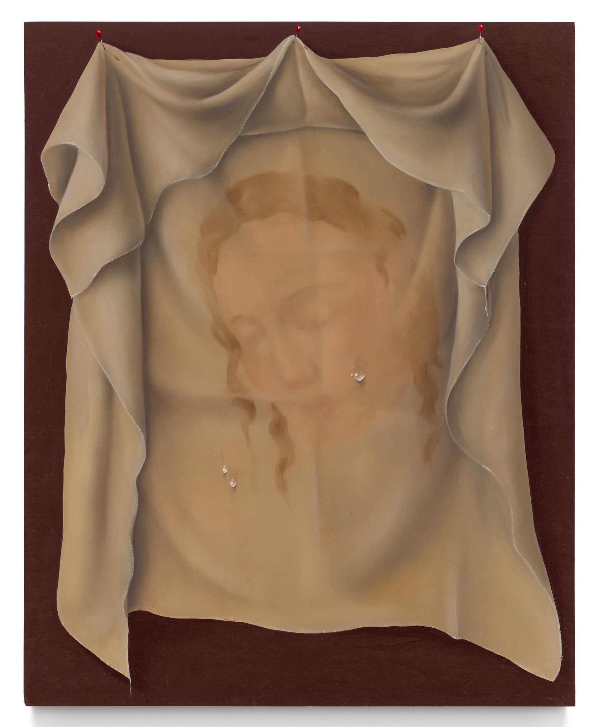 Natalia Gonzalez Martin, An Absence Stronger Than Any Presence, 2026, huile sur toile, 50 x 40 cm, exposition Secret Skins, Rodolphe Janssen, Bruxelles, (c) Natalia Gonzalez Martin, courtesy Rodolphe Janssen, Agenda Boombartstic mai 2026 - Fais-toi belle | Fais-toi beau, Boombartstic Art Magazine