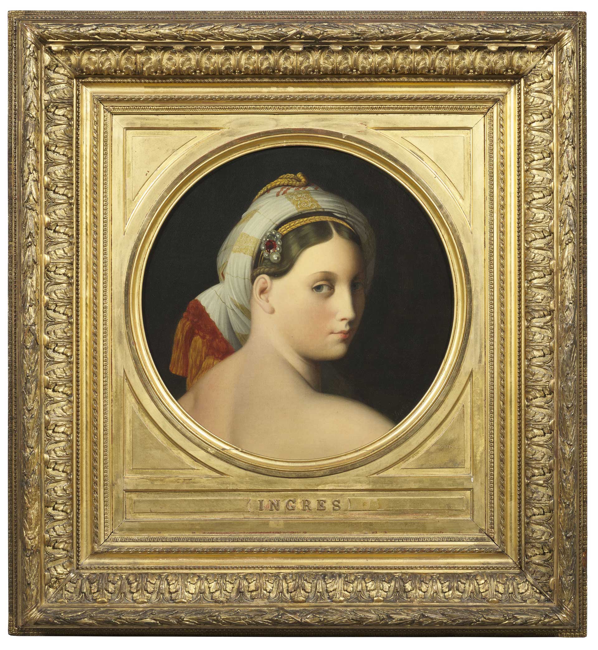 Jean-Auguste Dominique Ingres, Tête de la Grande Odalisque, sans date, huile sur toile, 53,5  x 43,8 cm, musée des Beaux-Arts de Cambrai, dépôt du musée du Louvre, Paris, département des Peintures, (c) Grahal / Franck Beaucourt, Agenda Boombartstic mai 2026 - Fais-toi belle | Fais-toi beau, Boombartstic Art Magazine
