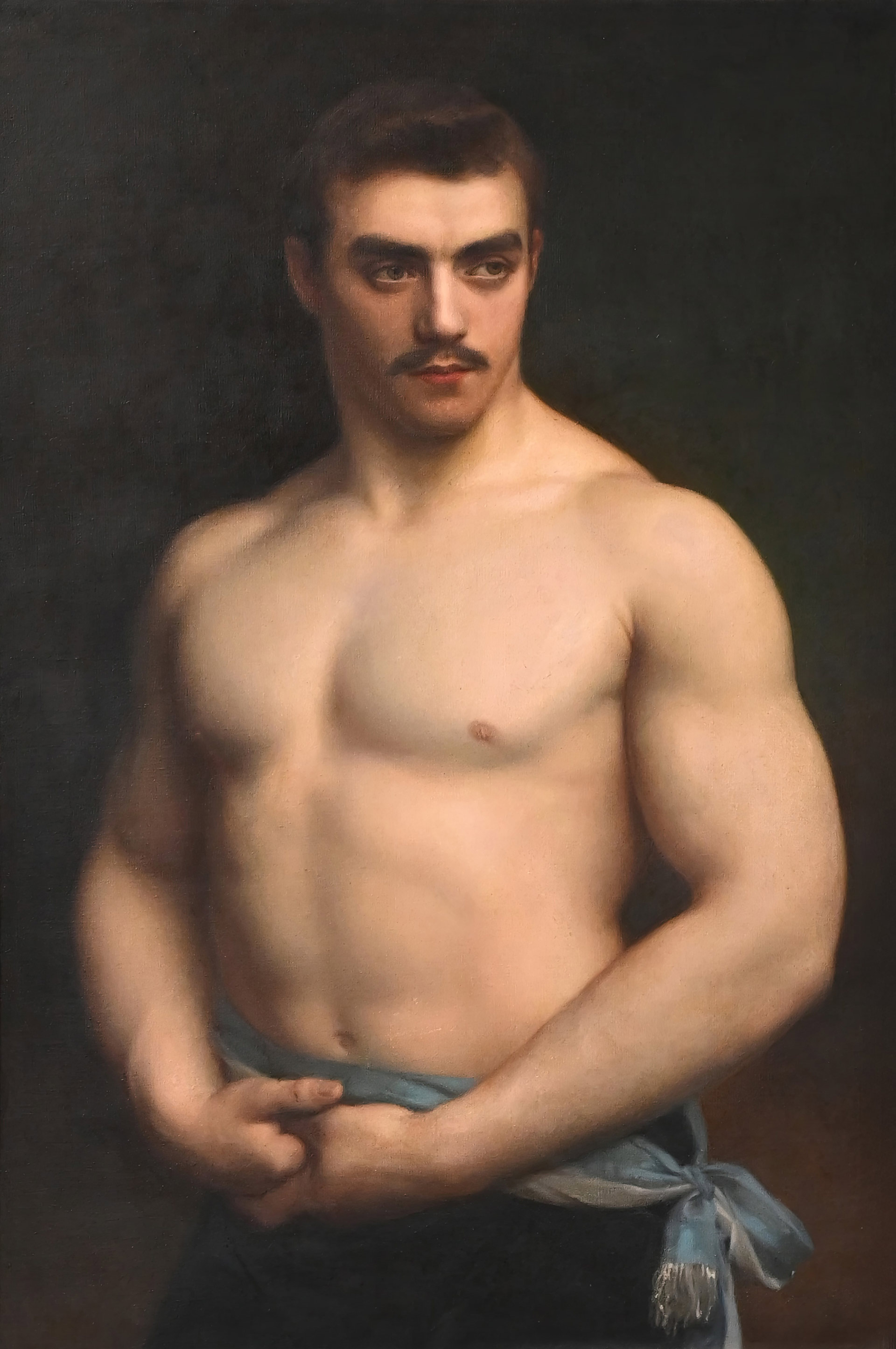 Gustave Courtois (1852–1923), Portrait de Maurice Deriaz, 1907, Huile sur toile, 96 x 64 cm, (c) Commune de Baulmes, exposition The First Homosexuals - La naissance de nouvelles identités 1869–1959, Kunstmuseum, Bâle, Suisse, Agenda Boombartstic mai 2026 - Fais-toi Belle | Fais-toi beau, Boombartstic Art Magazine