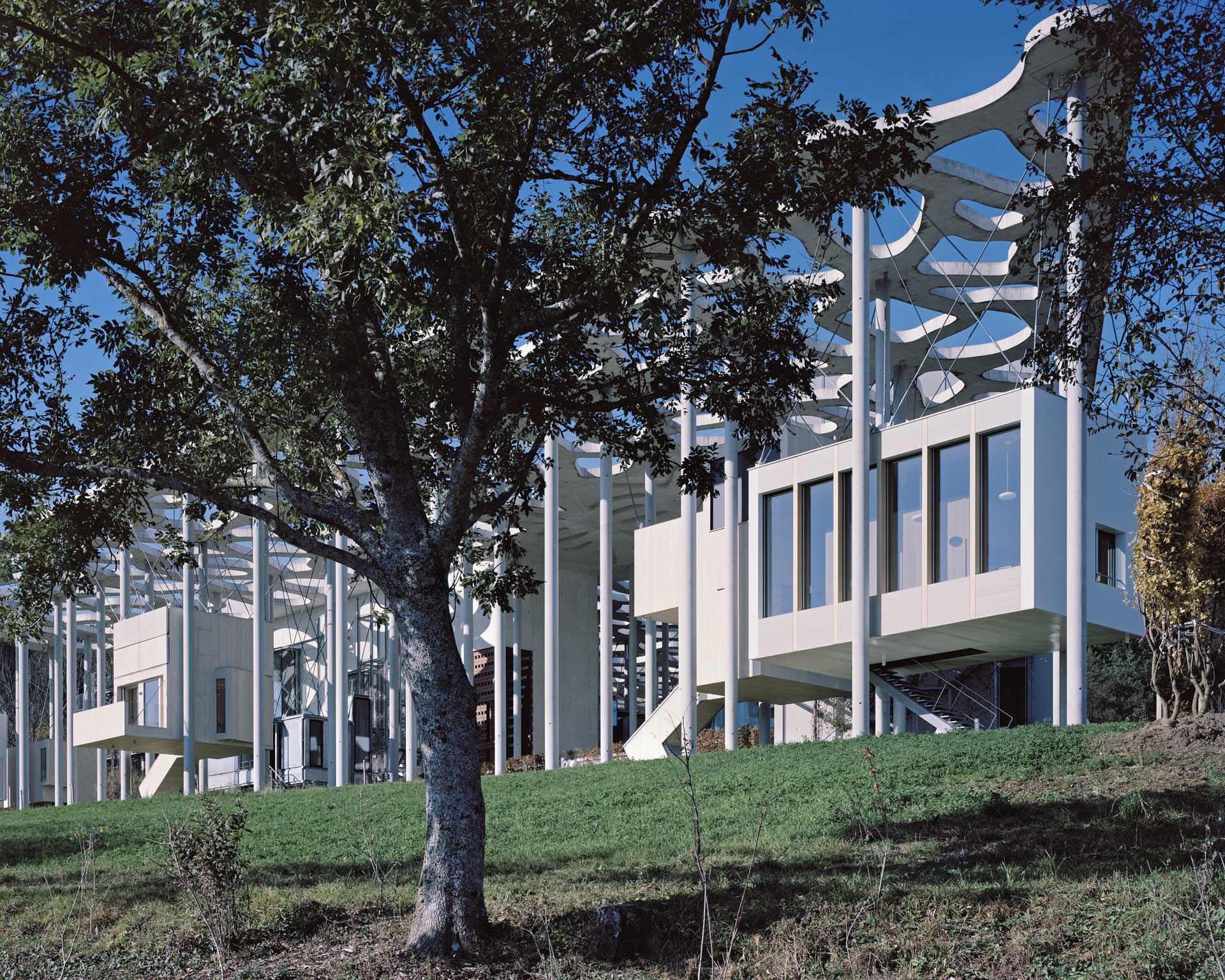 Fondation Jan Michalski pour l'écriture et la littérature, cabane désignée par le bureau MK27, Montricher, Suisse, (c) photo Tonatiuh Ambrosetti, Boombartstic Art Magazine